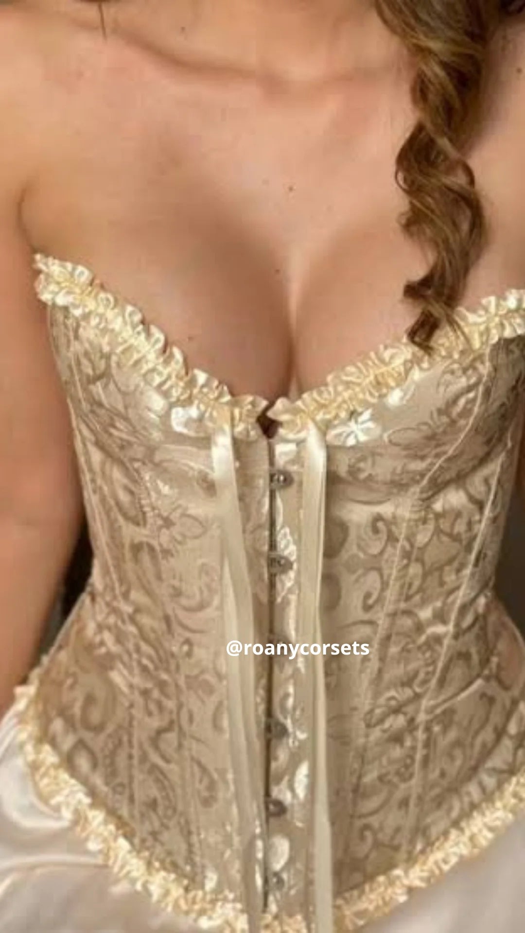 Corset Victoriano Beige para Mujer | Elegante y Moldeador