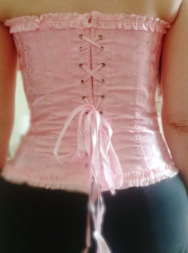 🌸✨ Corset Victoriano Rosado con Broches ✨🌸 de Roany Corsets | Corset Victoriano elegante y de alta calidad | Compra online en Perú, Chile, Bolivia y EE.UU. | Imagen 1106222087-817548048