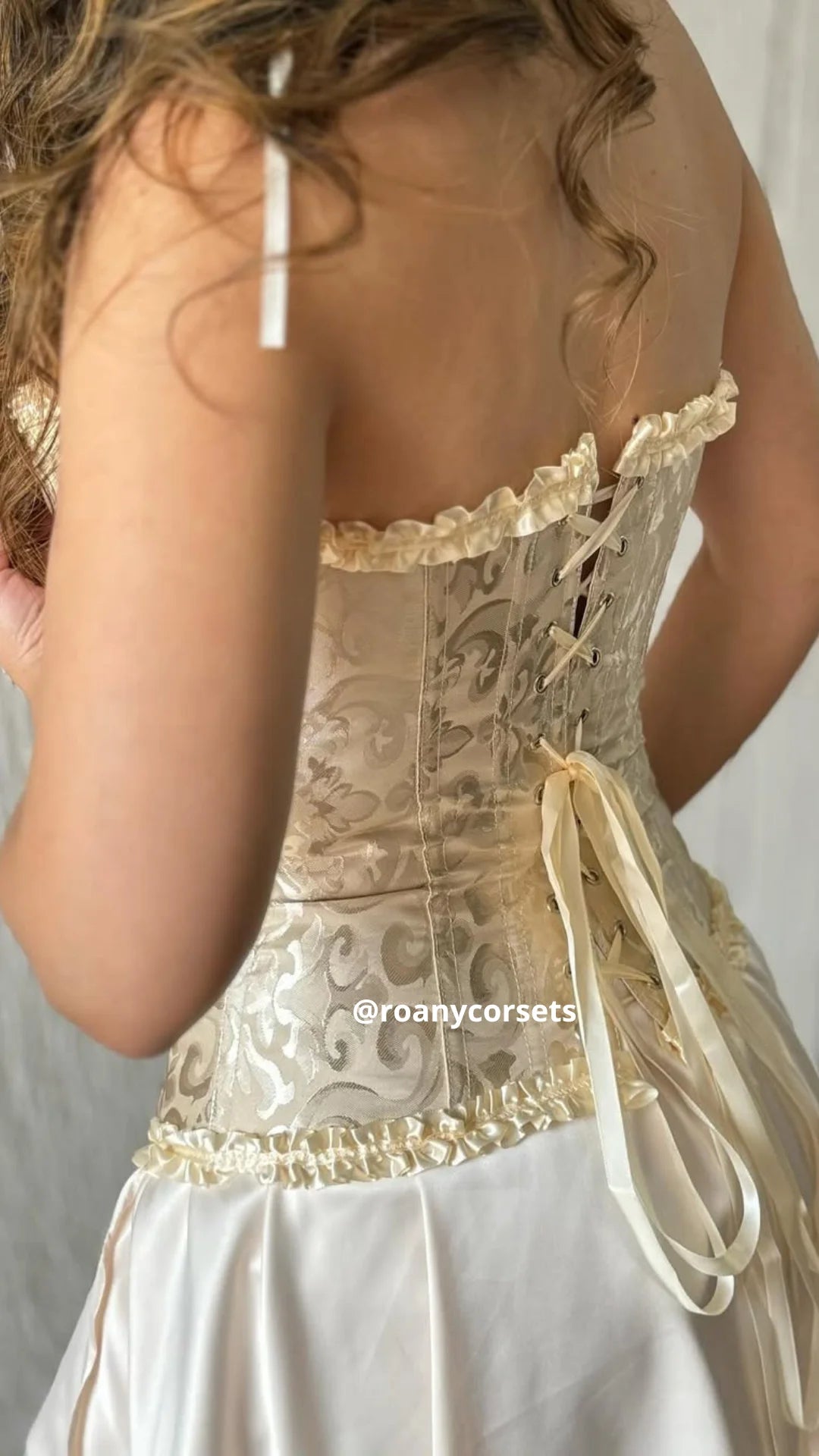 Corset Victoriano Beige para Mujer | Elegante y Moldeador