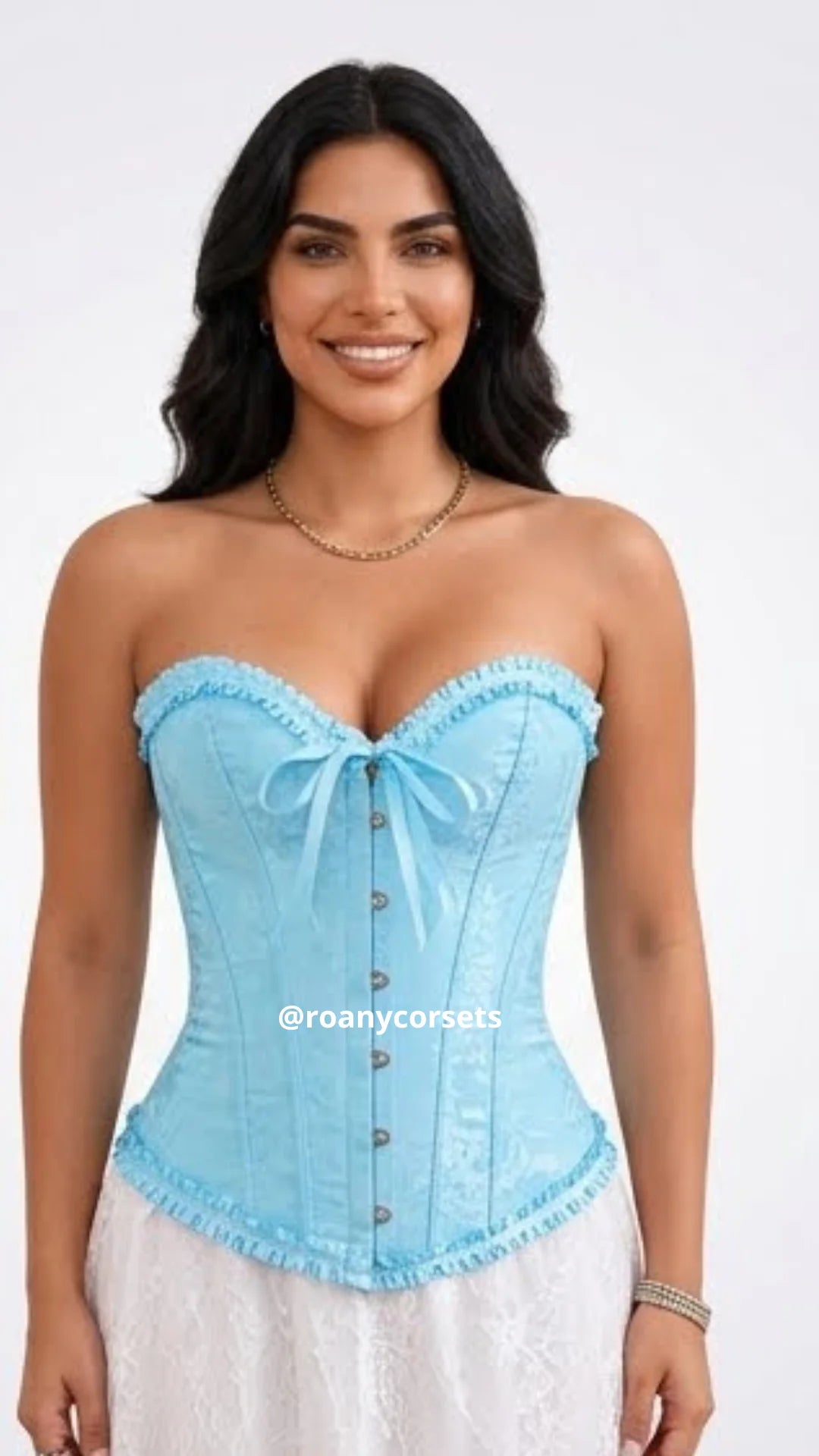 Corset Victoriano Azul Claro | Moldea tu Figura con Elegancia