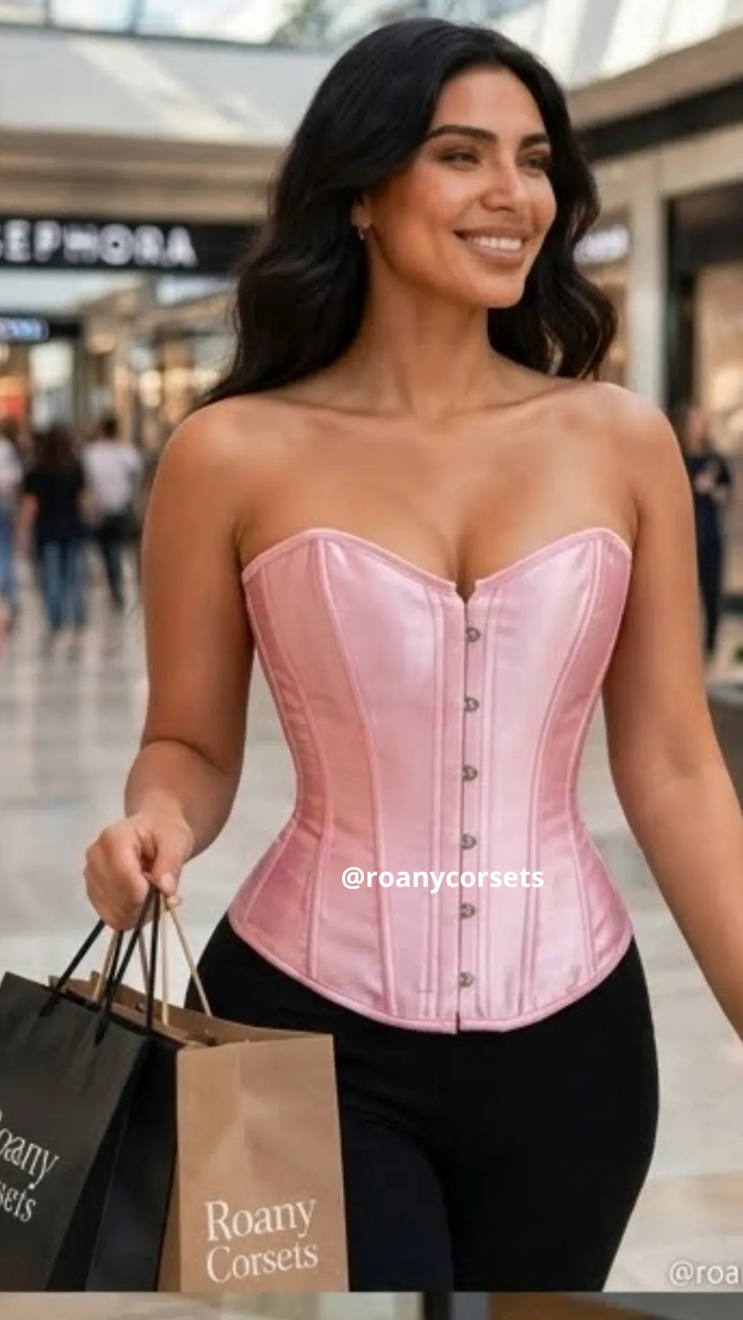 Corset Satinado Rosa | Moldea la Cintura y Realza tu Figura