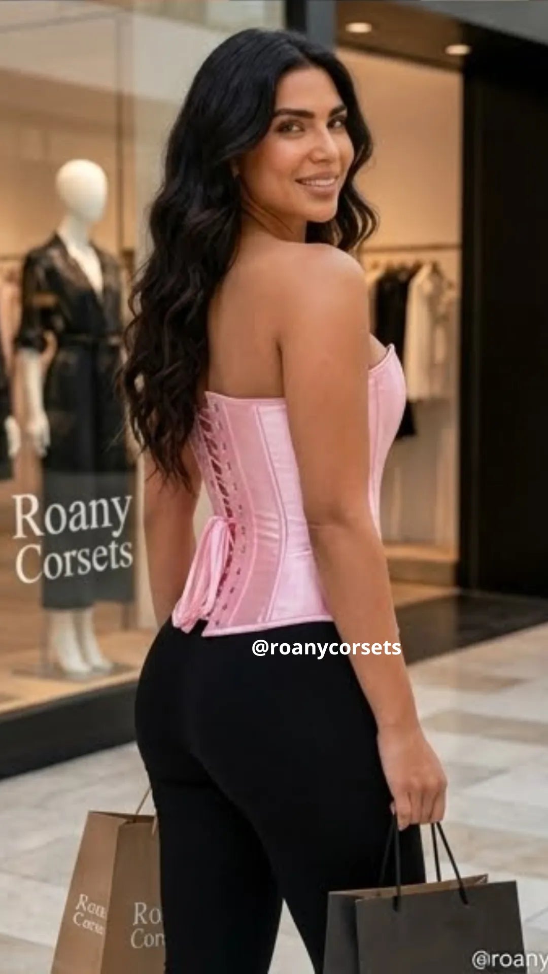Corset Satinado Rosa | Moldea la Cintura y Realza tu Figura
