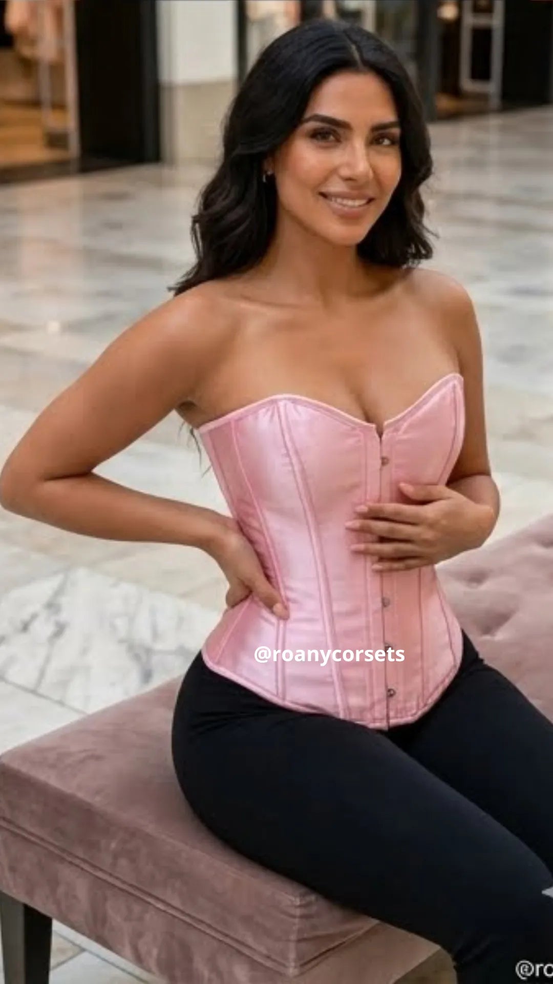 Corset Satinado Rosa | Moldea la Cintura y Realza tu Figura