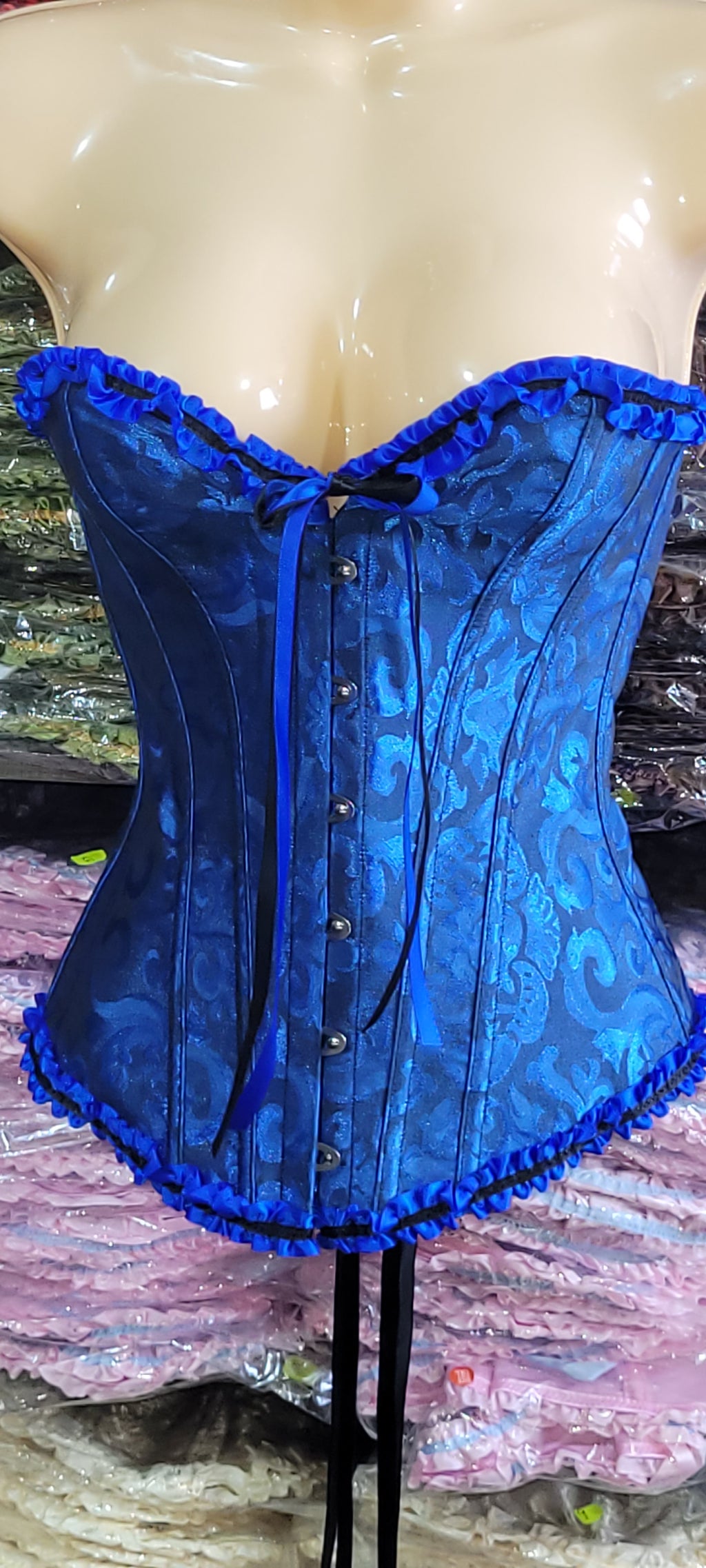 Corset Victoriano Azul – Elegancia y Estilo Atemporal