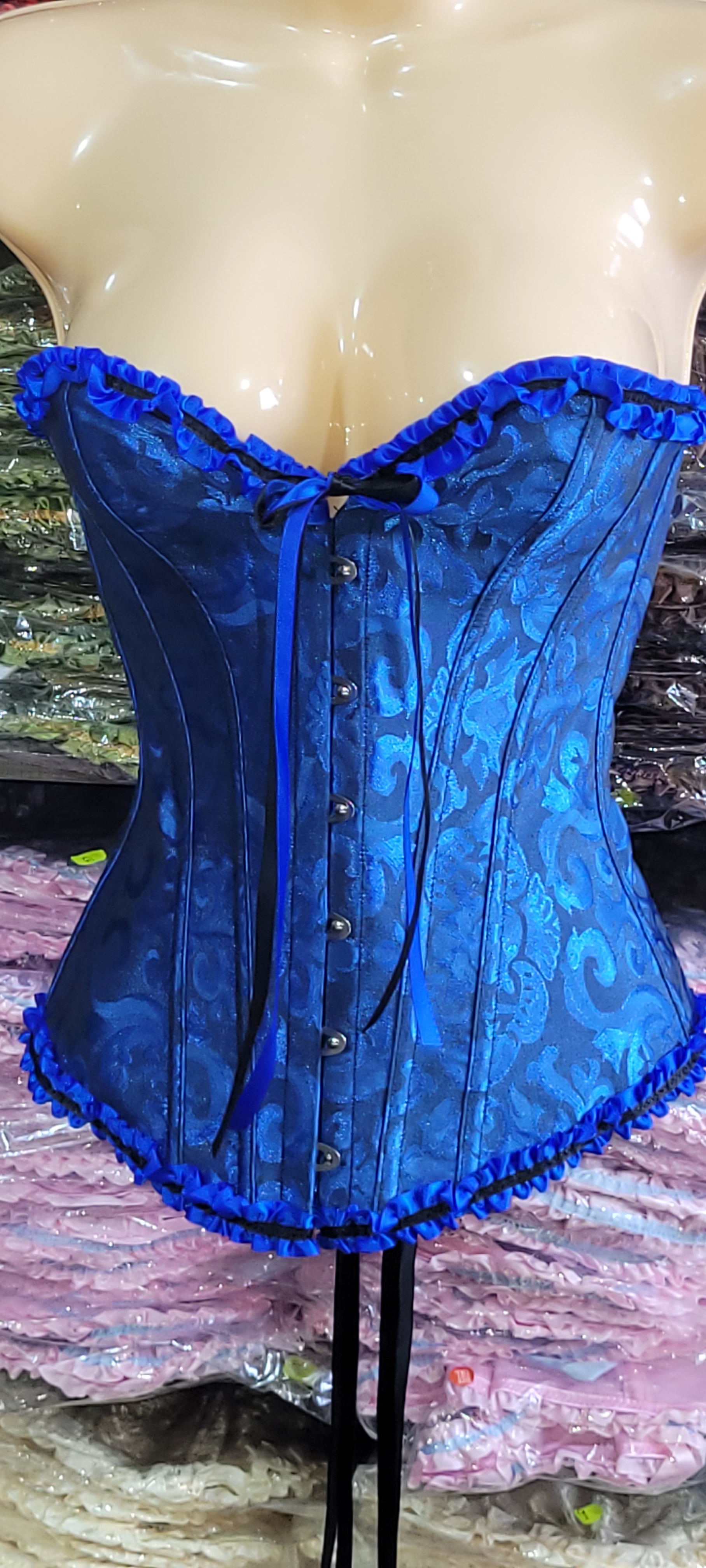 Corset Victoriano Azul – Elegancia y Estilo Atemporal