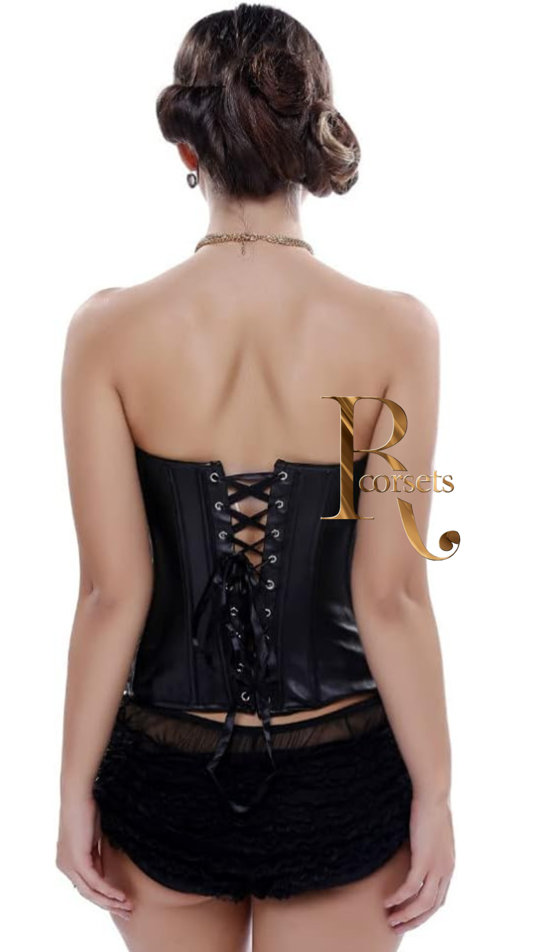 Corsés Bustiers Corsé de Cuero sintética más tamaño Sexy Rojo Negro Cuero de Roany Corsets | Corset Victoriano elegante y de alta calidad | Compra online en Perú, Chile, Bolivia y EE.UU. | Imagen 29
