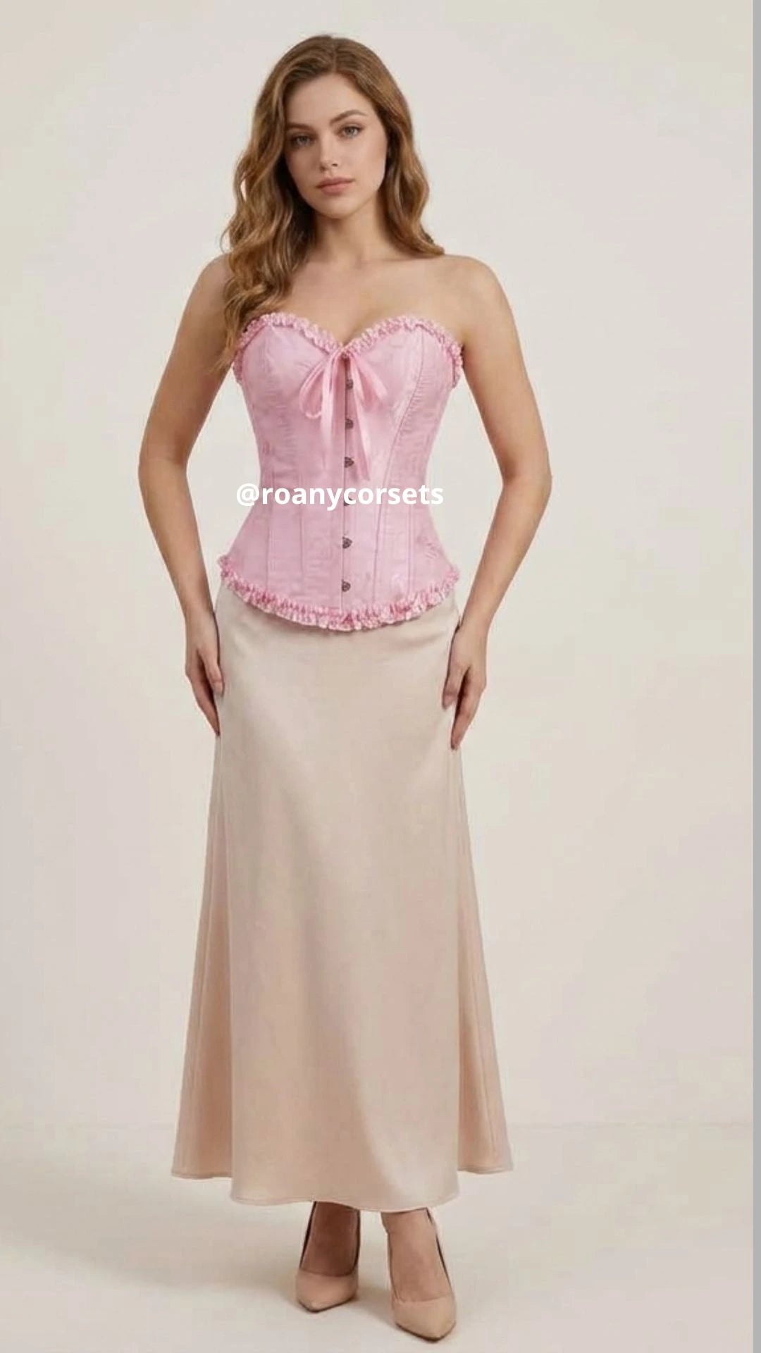 Corset Victoriano Rosado Pastel Elegante | Realza tu Silueta