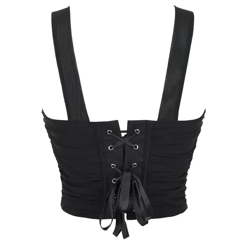 Corsé Negro con Tirantes – Comodidad, Elegancia y Ajuste Perfecto