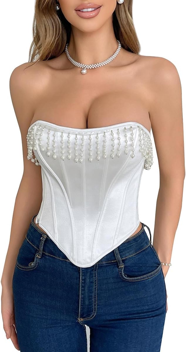 Top de Corsé Femenino Elegante