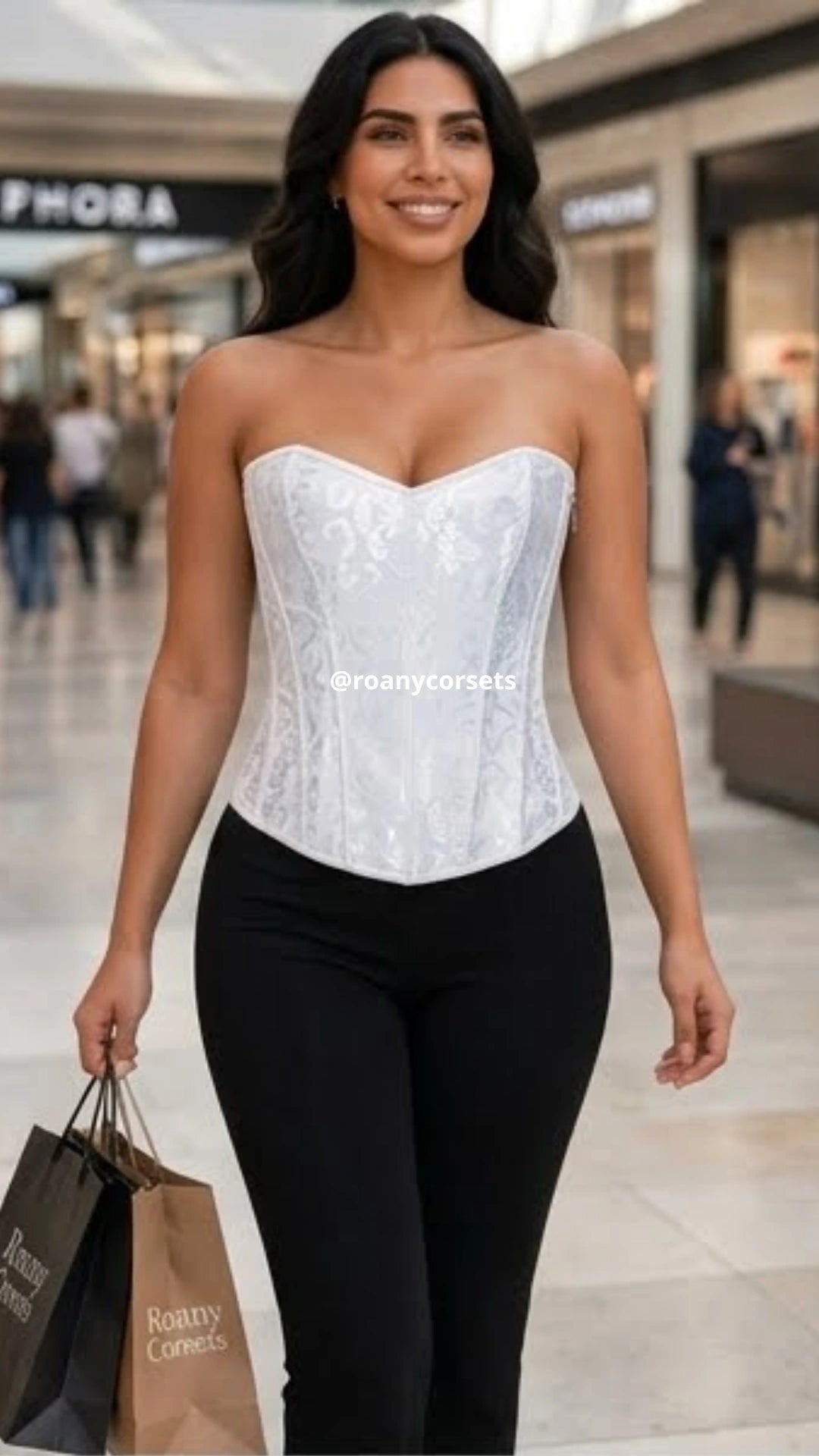 Corset Victoriano Blanco | Roany Corsets Perú