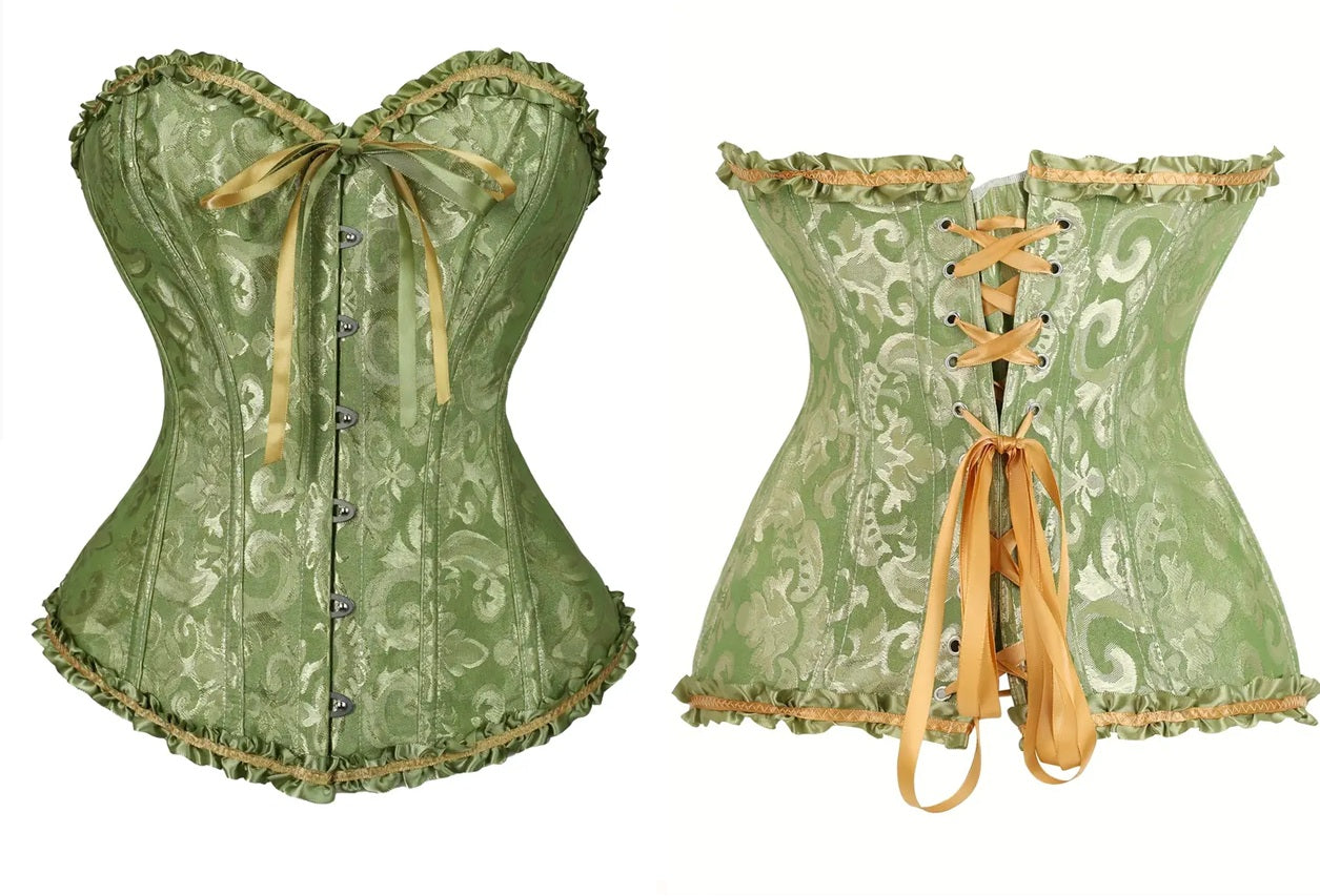 Corset Victoriano verde con dorado de Roany Corsets Oficial | elegante y de alta calidad | Compra online en Perú, Chile, Bolivia y EE.UU. | Imagen 6_a66417d8-14c8-480d-bf18-3d9a168cbbe1