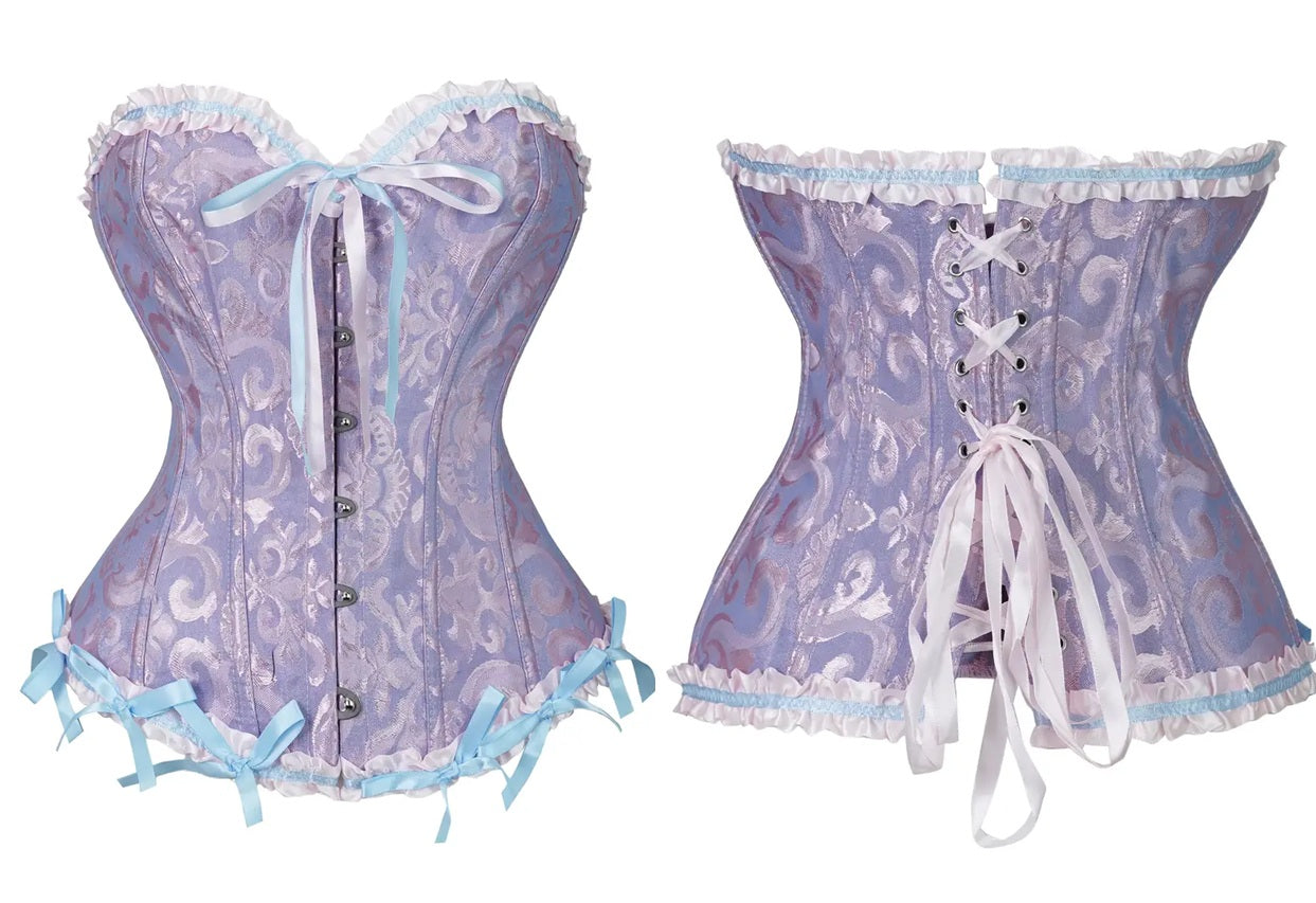 Corset Victoriano Lila de Roany Corsets Oficial | Corset Victoriano elegante y de alta calidad | Compra online en Perú, Chile, Bolivia y EE.UU. | Imagen 8
