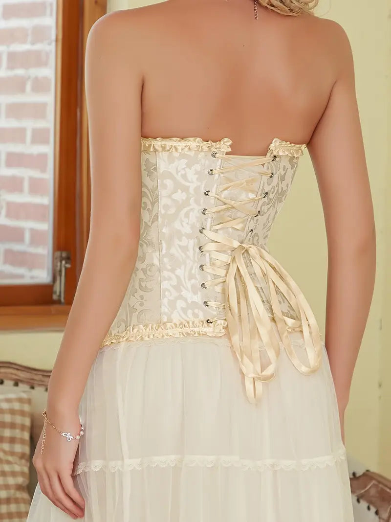 Corset Victoriano dorado de Roany Corsets Oficial | Corset Victoriano elegante y de alta calidad | Compra online en Perú, Chile, Bolivia y EE.UU. | Imagen 9.2