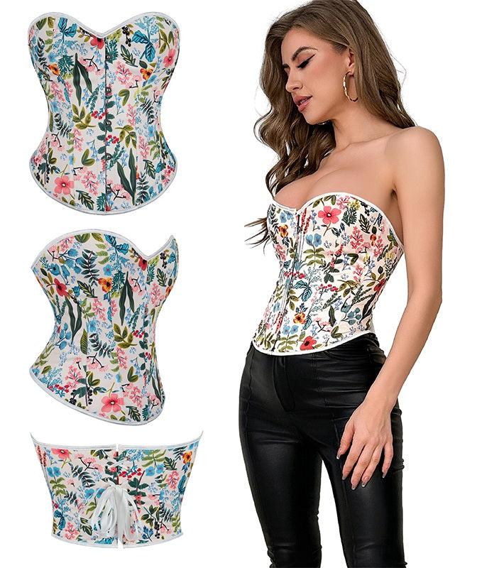 Corset Floral - Sofisticación y Estilo en Cada Detalle