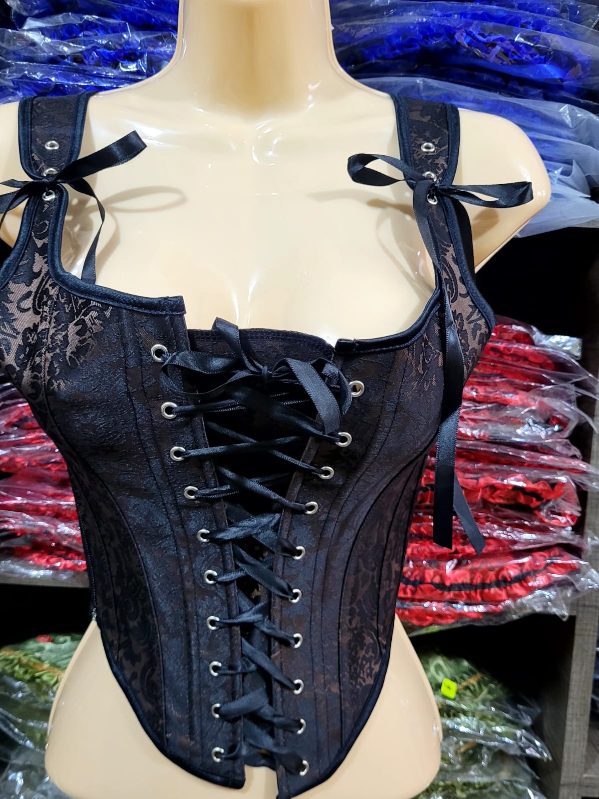 Corset Chaleco Floreado para Mujer