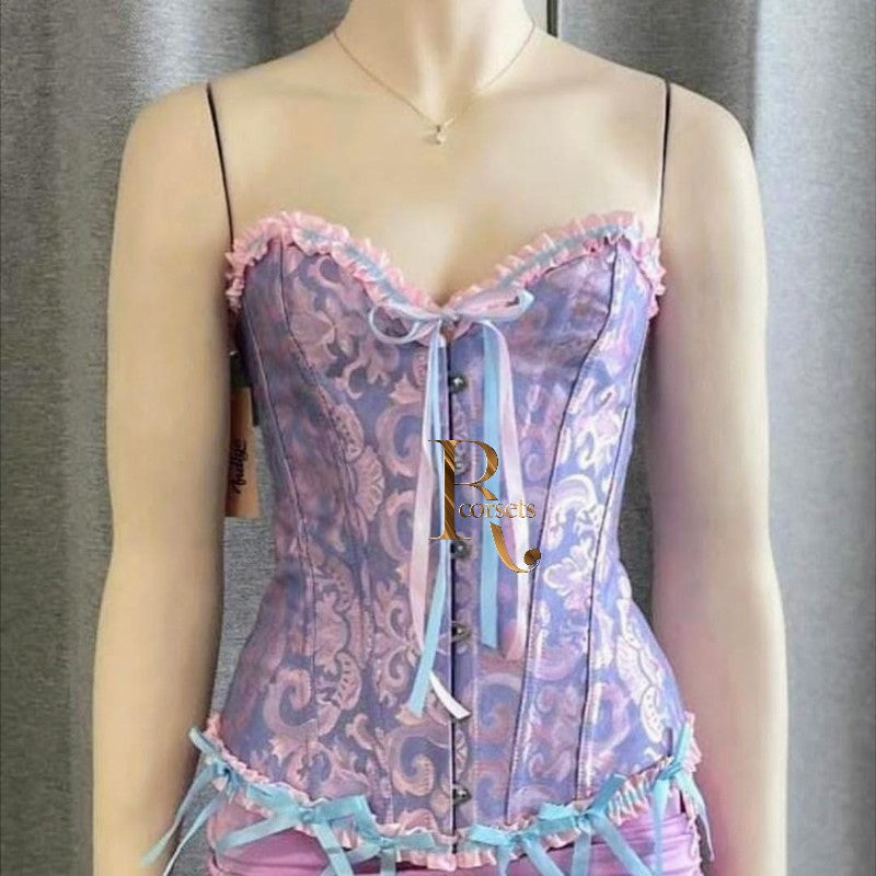 Corset Victoriano Lila | Broches & Ajuste XS‑6XL