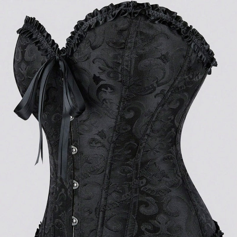 Corsets Victoriano Negro con broches y ajuste de Roany Corsets | Corset Victoriano elegante y de alta calidad | Compra online en Perú, Chile, Bolivia y EE.UU. | Imagen Screenshot_20250204_081857_Chrome_de201869-2477-462b-8e9c-fcc5ae0ee6e3