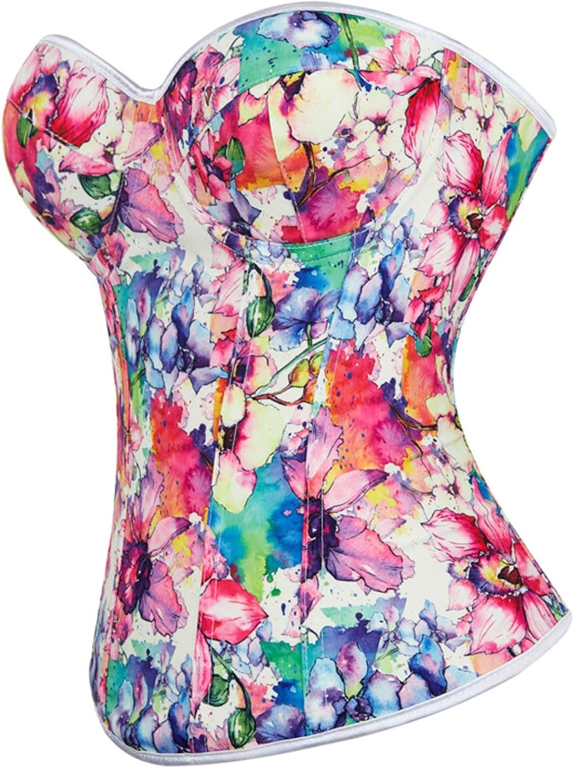 Corset Floreado Vintage – Realza tu figura con estilo romántico