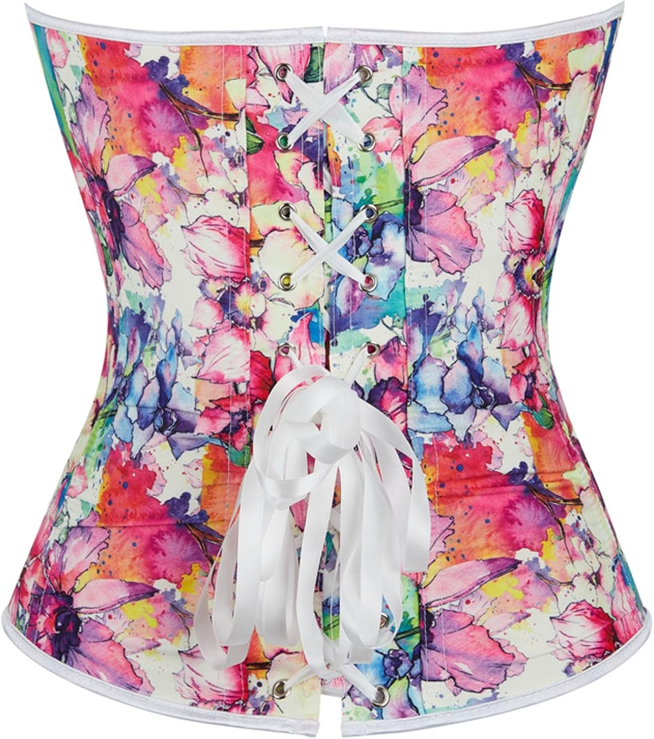 Corset Floreado Vintage – Realza tu figura con estilo romántico