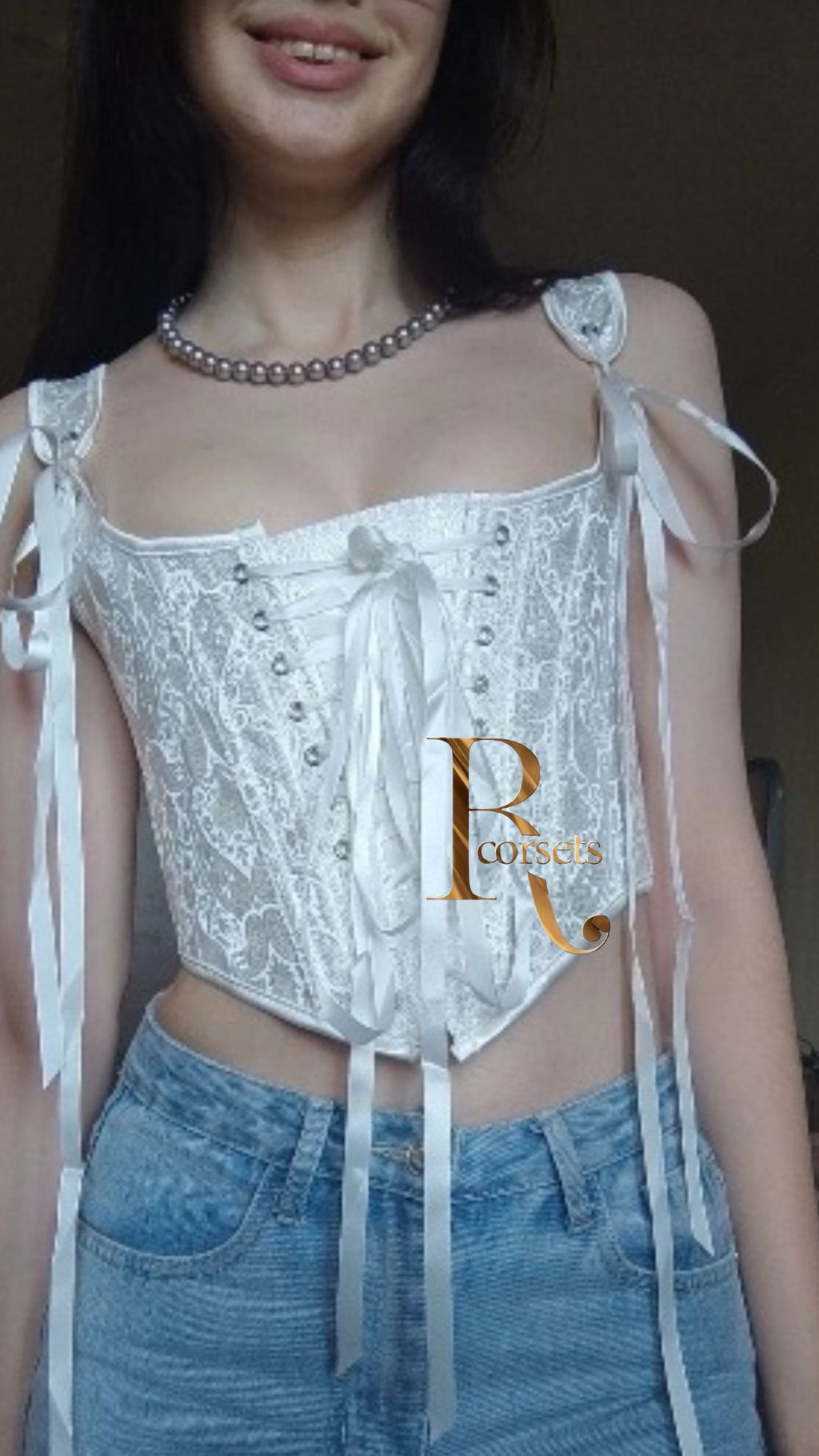 Corset Top Tipo Chaleco