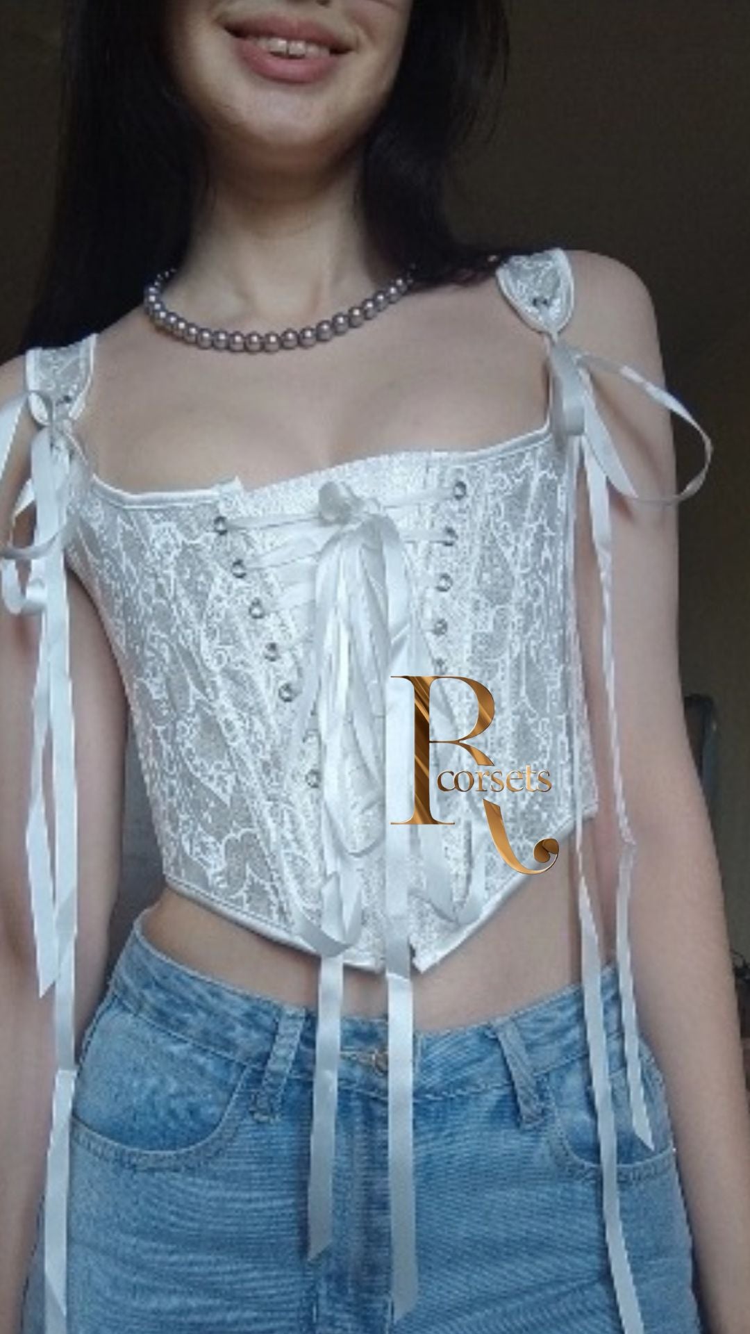 Corset Top Tipo Chaleco