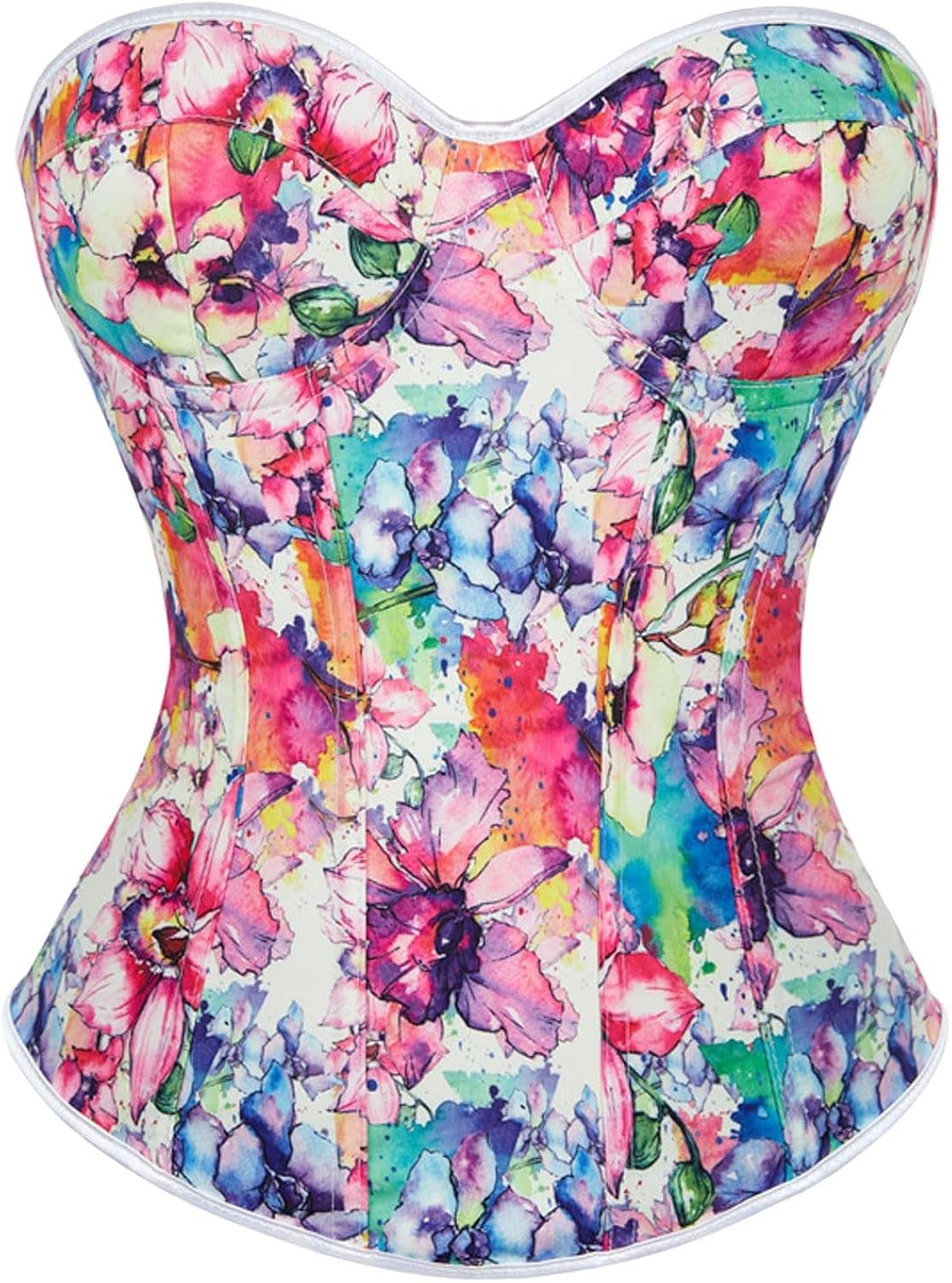 Corset Floreado Vintage – Realza tu figura con estilo romántico