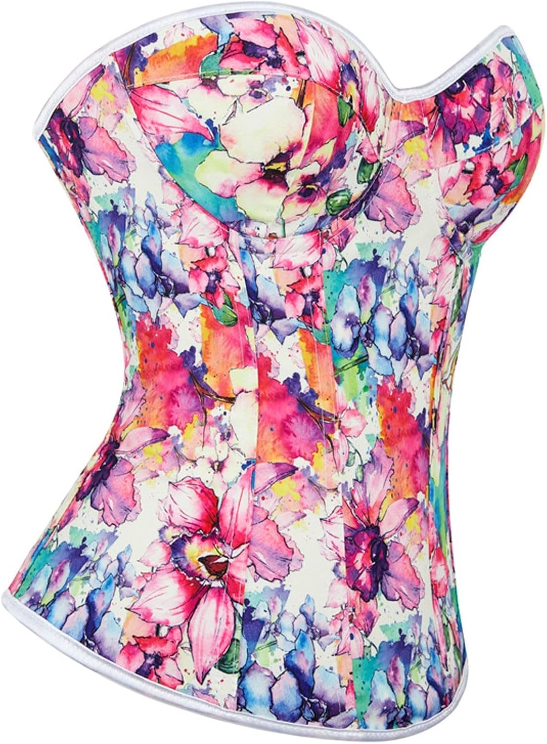 Corset Floreado Vintage – Realza tu figura con estilo romántico